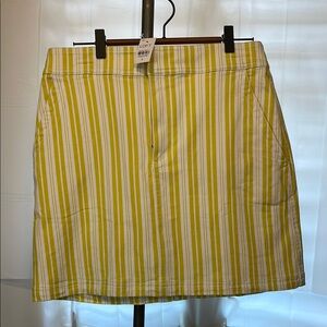 LOFT Sunny Striped Mini Skirt